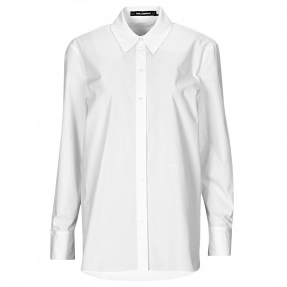 KARL LAGERFELD - Signature Tunic Shirt - 100 - 245W1603/100