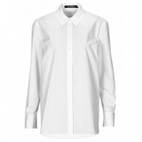 KARL LAGERFELD - Signature Tunic Shirt - 100 - 245W1603/100