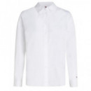 TOMMY HILFIGER - Ess Poplin Regular Shirt - Ycf - F|WW0WW43344/YCF