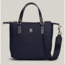 TOMMY HILFIGER - Poppy Small Tote Corp - DW6 - F|AW0AW16478/DW6