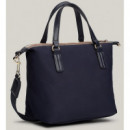 TOMMY HILFIGER - Poppy Small Tote Corp - DW6 - F|AW0AW16478/DW6