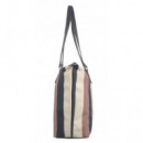 TOMMY HILFIGER - Poppy Tote Stripe - Aeg - F|AW0AW16446/AEG