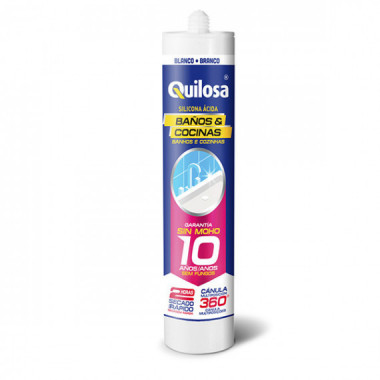 Silicona QUILOSA Baño y Cocina Blanco 100 ML