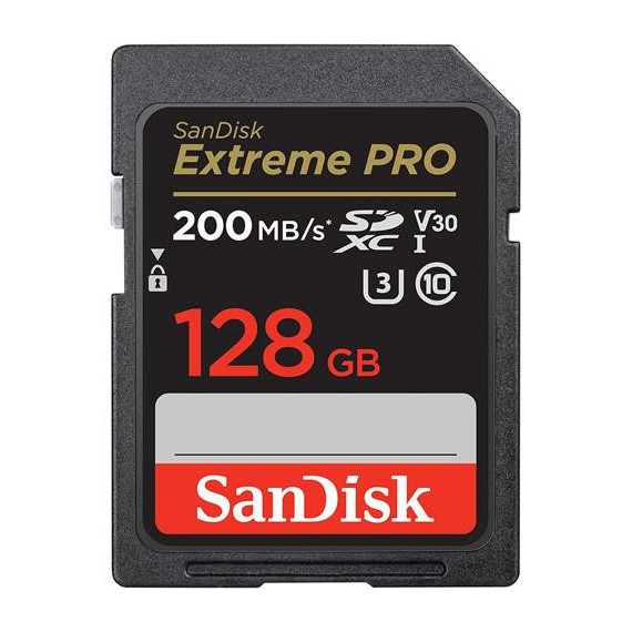 SANDISK Tarjeta Memoria Sdxc 128GB Extreme Pro  200MB/S con Adaptador