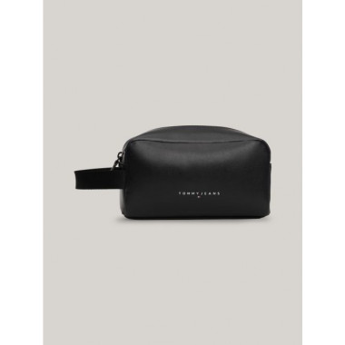 Tjm Leather Washbag Black  TOMMY HILFIGER