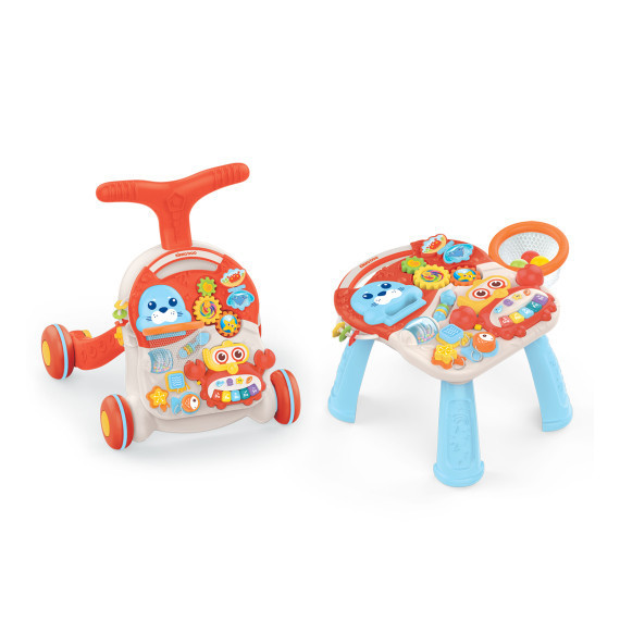 Andador 2 en 1 Wobble Fun Naranja  KIKKA BOO