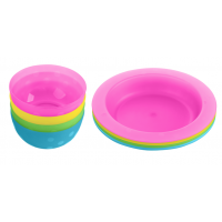 Juego de Platos y Cuencos Pp 4 Piezas Arcoiris  KIKKA BOO