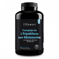 Complejo de L-Triptófano y Melatonina, con Magnesio y Vitaminas B3, B5 y B6 - 180 Cápsulas