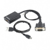 Cable Conversor GEMBIRD Svga a HDMI Black