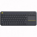 Teclado LOGITECH K400 Rf Wireless Touchpad Black