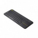 Teclado LOGITECH K400 Rf Wireless Touchpad Black