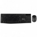 Teclado + Raton NGS Allure Wireless Black