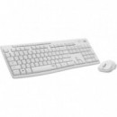 Teclado + Raton LOGITECH MK295 Wireless White