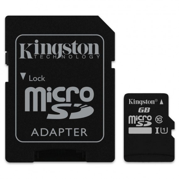 Memoria Micro Sd 64GB KINGSTON Xc C10 + Adaptador Sd