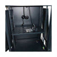 Armario Rack POWERGREEN 12U 60X60 Termostato + Ventiladores + 1 Bandeja