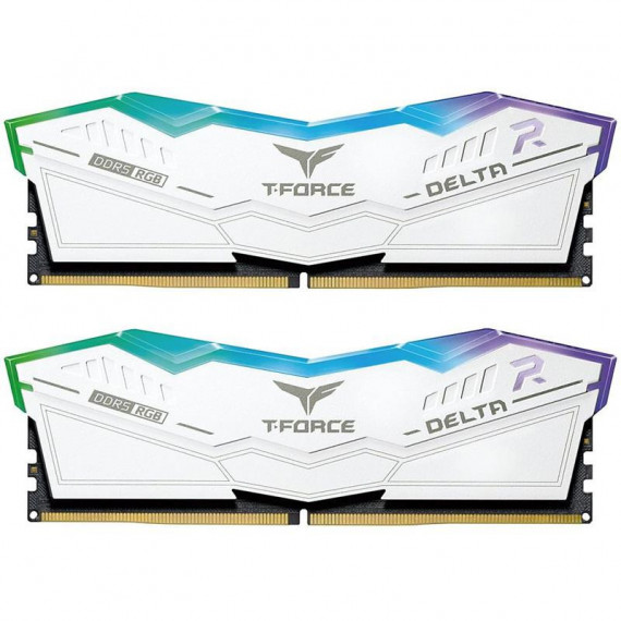 Kit Memoria Ram Teamgroup Delta 32GB (2X16GB) DDR5 5600MHZ Rgb White  TEAM GROUP