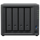 Unidad Nas SYNOLOGY 4 Hdd/ssd Disktation Cpu 2GHZ 2GB Black