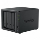 Unidad Nas SYNOLOGY 4 Hdd/ssd Disktation Cpu 2GHZ 2GB Black