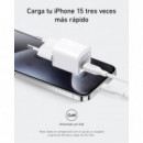 Cargador ANKER 511 Nano 3 30W 20V Fast Charge Usb-c White