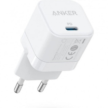 Cargador ANKER Powerport Cubo Iii 20W 9V Usb-c White