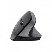 Raton TRUST Bayo+ Ergonomico 2400 Dpi Wireless Black