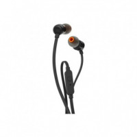 Auriculares + Microfono JBL Tune 110 In Ear Aux Black