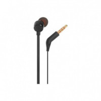 Auriculares + Microfono JBL Tune 110 In Ear Aux Black