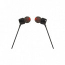 Auriculares + Microfono JBL Tune 110 In Ear Aux Black