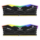 Kit Memoria Ram Teamgroup Delta 32GB (2X16GB) DDR5 5600MHZ Rgb CL36 Black  TEAM GROUP