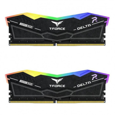 Kit Memoria Ram Teamgroup Delta 32GB (2X16GB) DDR5 5600MHZ Rgb CL36 Black  TEAM GROUP