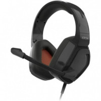 Auriculares + Microfono Gaming KROM Kopa Pro Headset Multiplataforma Black