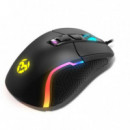 Raton KROM Gaming Kick Rgb USB 1200DPI 7 Botones Black