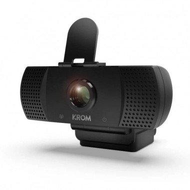 Webcam KROM Kam Full HD USB Black + Tripode