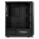 Caja Ordenador Gaming NOX Hummer Infinity Gama Rainbow ATX Rgb Black