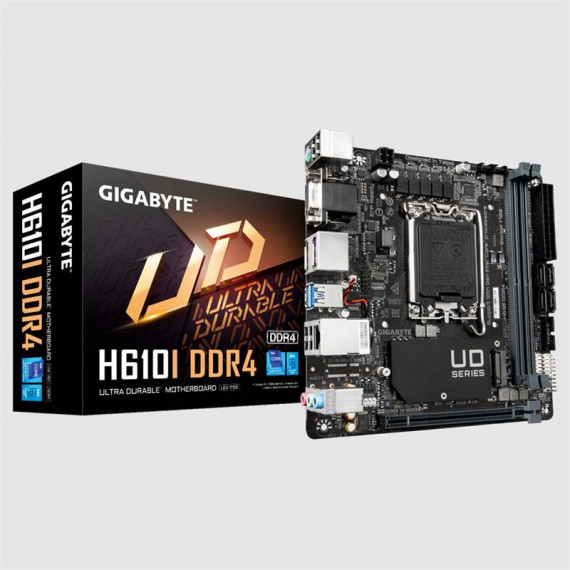 Placa Base GIGABYTE H610I Express DDR4 Mini Itx VGA + HDMI + 2X Dp