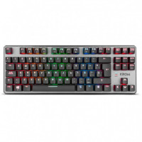 Teclado Gaming KROM Kernel Mecanico Tkl USB Rgb Retroiluminado