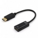 Cable Conversor ONEWAY Displayport a HDMI Dp/m-hdmi/h 4K 15CM Black