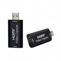 Capturadora de Video ONEWAY USB HDMI 4K Black