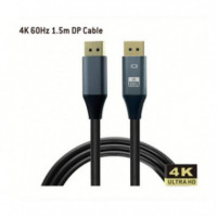 Cable Displayport 4K 60HZ M/m ONEWAY 1.8M Black