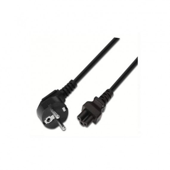 Cable Alimentacion ONEWAY Notebook Trebol 1.8M Black