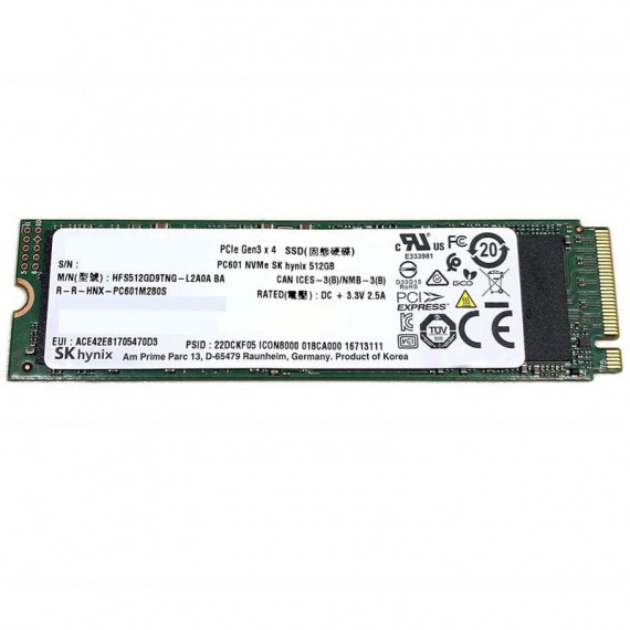 Disco Duro Ssd HYNIX 512GB M.2 Pcie Nvme 2280