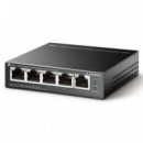 Switch TP-LINK Gigabit 5 Puertos 4 Poe+ TL-SG1005LP