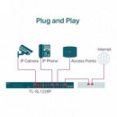 Switch TP-LINK Gigabit 24 Puertos + 2 Poe+ TL-SL1226P