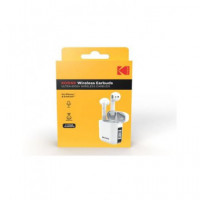 KODAK Auricular BLUETOOTH Tws con Caja Cargadora y Pantalla Ultra 610S+ Blanco