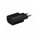 SAMSUNG Cargador Red Tipo C + Cable Tipo C Carga Rapida 25W Negro EP-TA800XBEGWW