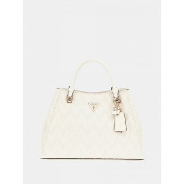 Bolso de mano Adelard con logotipo 4g charol de Guess