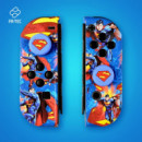 Pack Superman Carcasa + Grips+ Caja 24 Juegos Switch Dc  BLADE