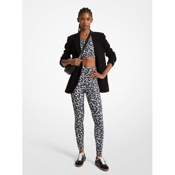 No Tape Cheetah Legging Aluminum  MICHAEL KORS