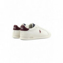 Hrt Crt Ii-sneakers-low Top Lace Wht Mul  RALPH LAUREN