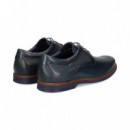 Blucher Piel Azul  FLUCHOS